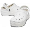 Crocs Women's Classic Platform Lined Clog; White, W9