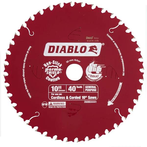 Diablo 245mm 40T General Purpose Saw Blade