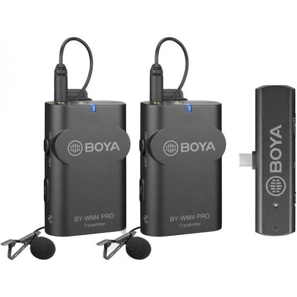 BOYA BY-WM4 Pro-K6 Dual Channel Wireless Microphone For Android Type-C Devices