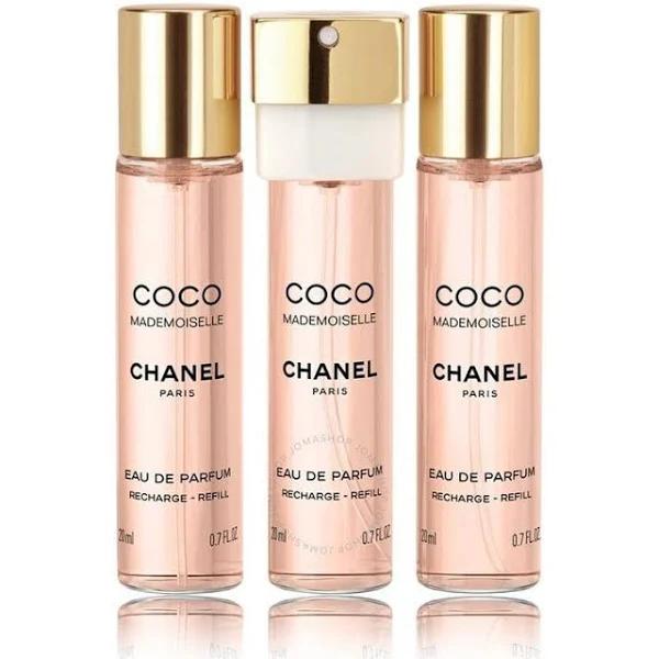 Chanel Coco Mademoiselle Twist & Spray Eau De Parfum Refill 3x20ml