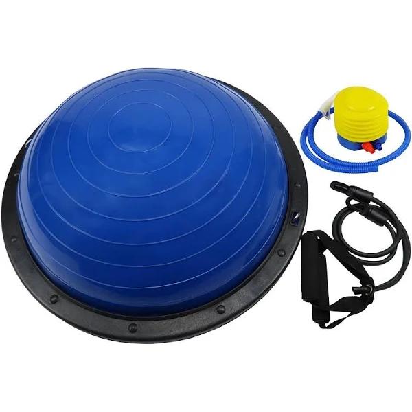 Powertrain Fitness Yoga Ball Home Gym Workout Balance Trainer - Blue