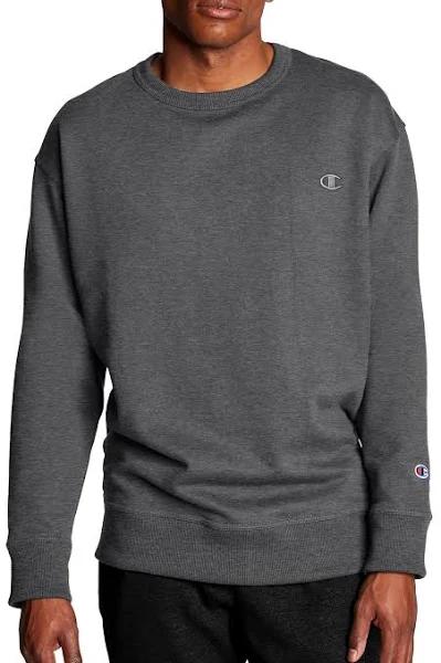 Champion Men's Powerblend Fleece Sweatshirt - Granite Heather