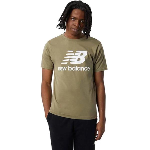 New Balance Essentials Stacked Logo Tee Mens