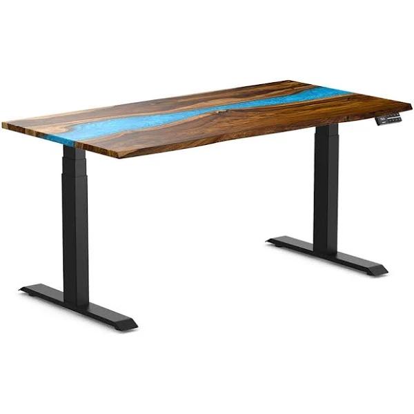 Desky Dual Resin Hardwood Standing Desk Pheasantwood / 1500x750mm