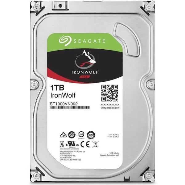 2tb 3tb 4tb 8tb 10tb 12tb 14tb Hdd Seagate Ironwolf Nas 3.5" Internal