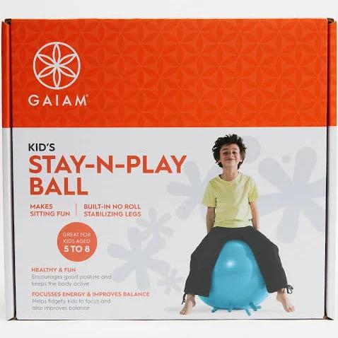 Gaiam Kids Stay-N-Play Balance Ball - Blue