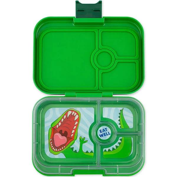 Yumbox Panino 4 Lunch Box - Jurassic Green - Dinosaur