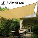 Wallaroo 3.6m x 3.6m Shade Sail Sand - Square