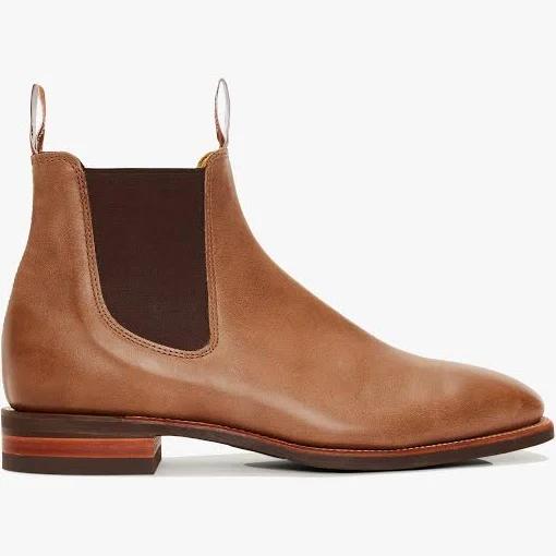 RM Williams Comfort Craftsman Chelsea Boots 10.5 UK Nutmeg / Yearling