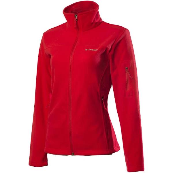 Columbia Women's Fast Trek II Jacket-Red Hibiscus