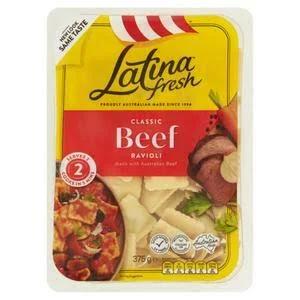 Latina Fresh Beef Ravioli Pasta 375g