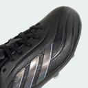 adidas-Copa Pure II League Firm Ground Boots-Kids-Core Black / Carbon / Grey One-1