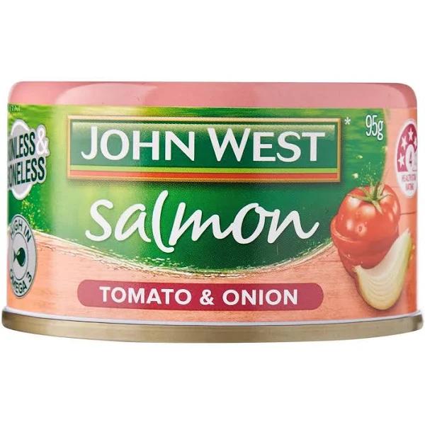 John West Salmon Tempters Onion & Tomato 95g