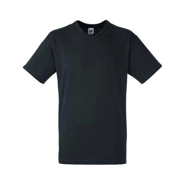 Elegant Comfort V-Neck Cotton T-Shirt Light Graphite - Fruit of The Loom 61-066-0 - Size S