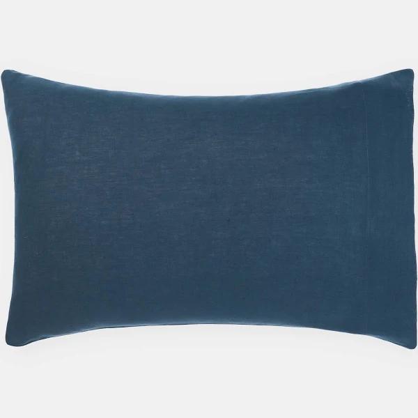 Linen House - Navy Standard - Nimes French Linen Standard Pillowcase - Size One Size, Standard at The Iconic