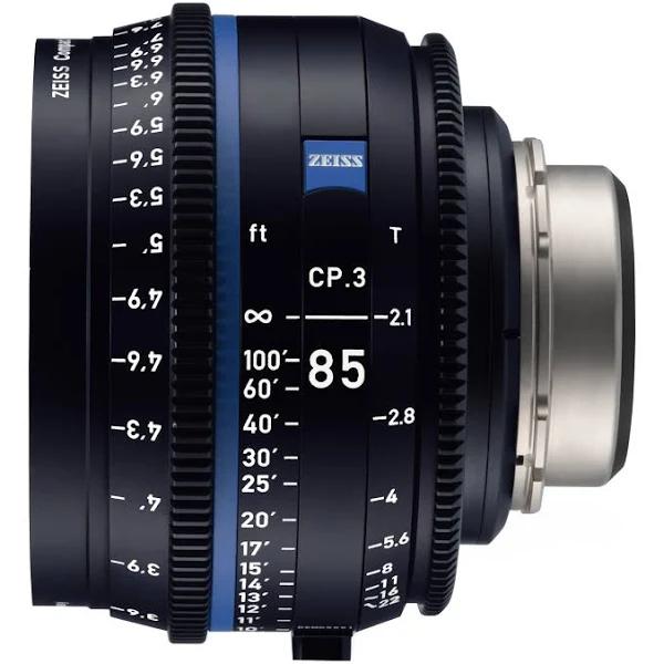 Zeiss CP.3 85mm T2.1 Feet Compact Prime Cine Lens For PL Mount