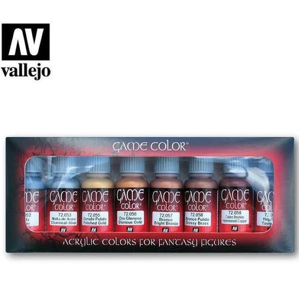 Vallejo - Game Colour - Metallic Colours 8 Colour Set