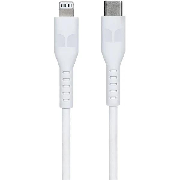 Monster 1.2m MFi Lightning to USB-C Charging/Sync Power Cable For iPhone White