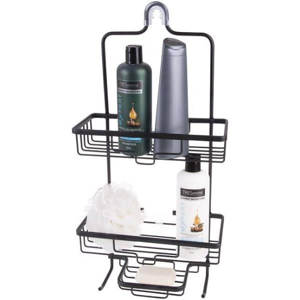 Aluminium 3-Tier Shower Caddy - 29x15x58.5cm - Black - D.Line