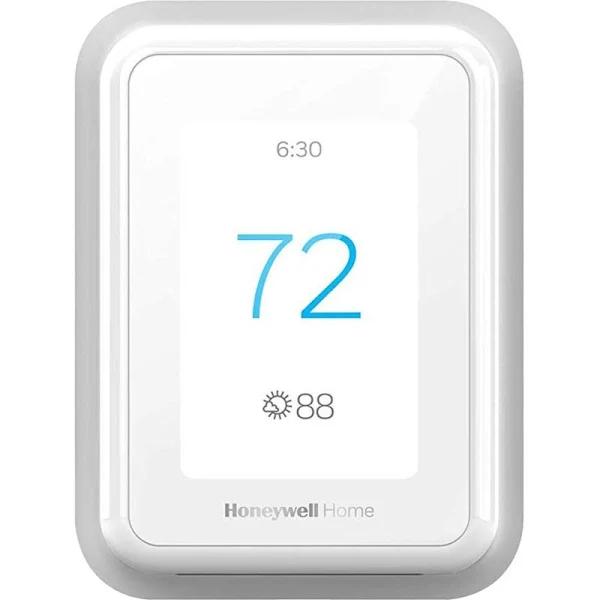 Honeywell - T9 Smart Programmable Touch-Screen Wi-Fi Thermostat - White