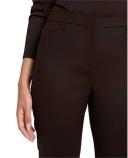 David Lawrence Sarah Compact Cotton Pant in Brown 6