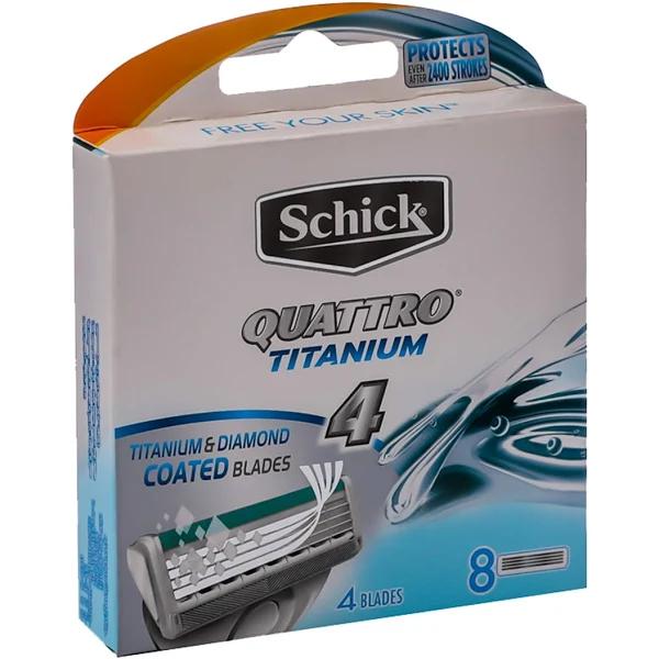 Schick Quattro Titanium Refill 8 Pack