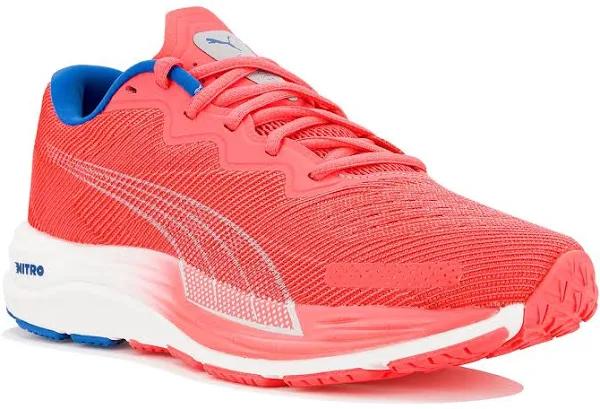 Puma Velocity Nitro 2 Shoes Pink Grey Blue Women - 40.5