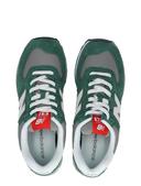 New Balance Green & Gray 574 Sneakers