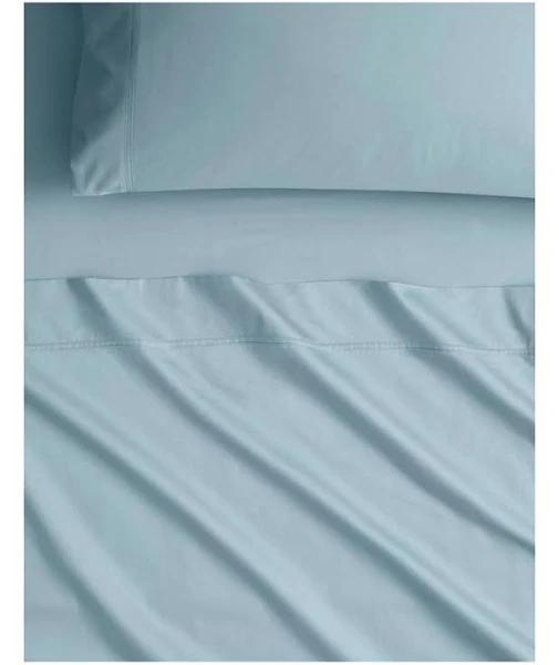 Sheridan Egyptian Cotton Sateen Multi Depth Sheet Set in Sky Blue Queen Bed