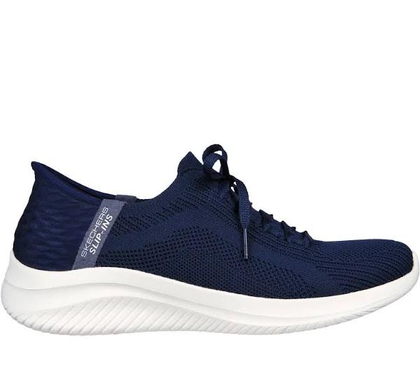 Skechers Ultra Flex 3.0 Slip-ins Trainers Navy Blue White Women - 38.5