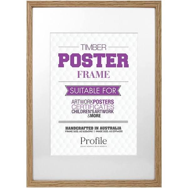 Platinum Sales Poster Decorator Natural Photo Frame - A2/A3