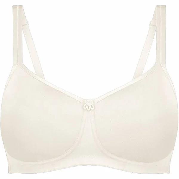 Amoena Womens Mara Padded Soft Cup Bra Off-White / C / 16