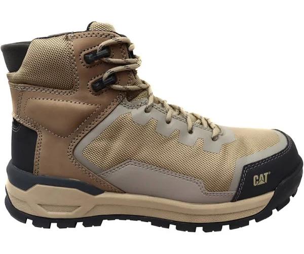 Caterpillar Propulsion Composite Toe Mens Comfortable Work Boots Taupe 10 US or 28 cm