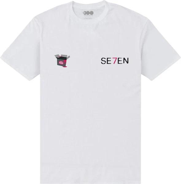 Se7en Unisex Adult Wrath T-Shirt White L Combed Ringspun Cotton Unisex Adult T-Shirt