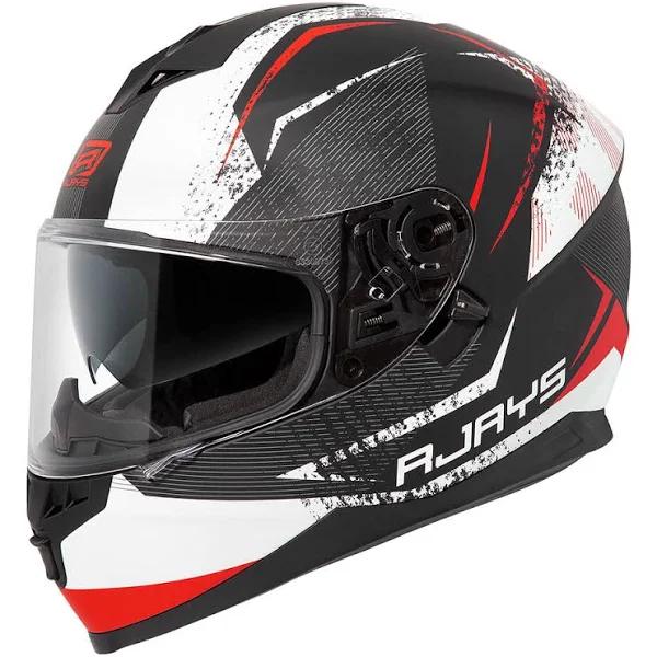 Rjays Dominator II Strike Matte White/Red Helmet