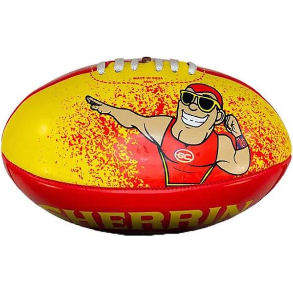 Gold Coast Suns Sherrin PVC Softie Mascot 20cm Football