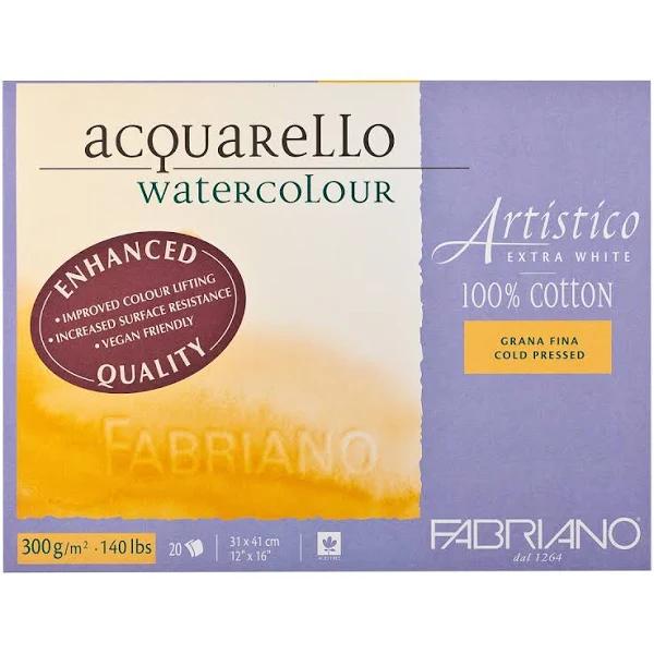 Fabriano Artistico Watercolour Blocks | Eckersley's Art & Craft Supplies