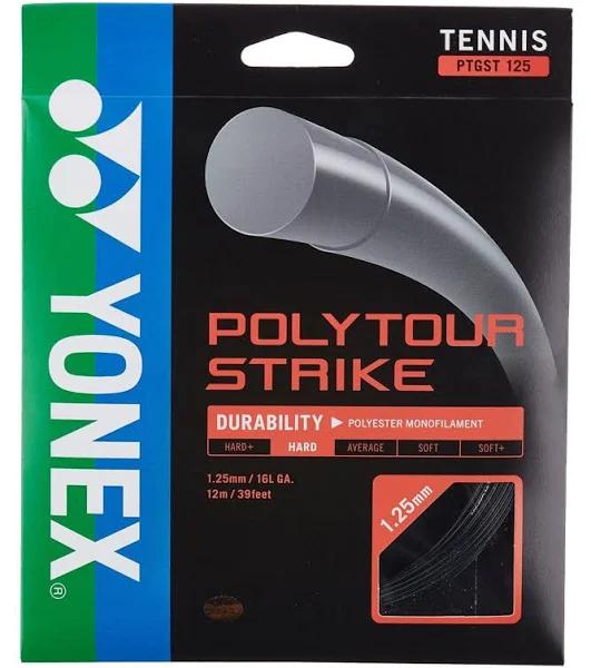 Yonex Poly Tour Strike 1.25 Black Set