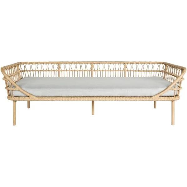 Byron Wicker Day Bed | Light Grey | Outdoor | Early Settler Furniture