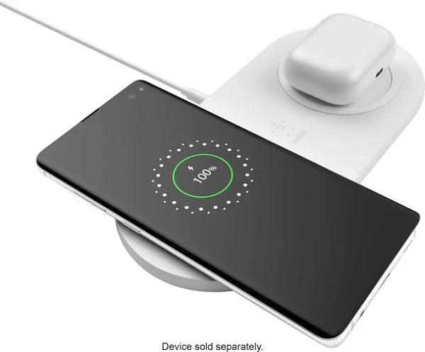 Belkin Boost Charge Dual 10W Wireless Charging Pad White, Pads