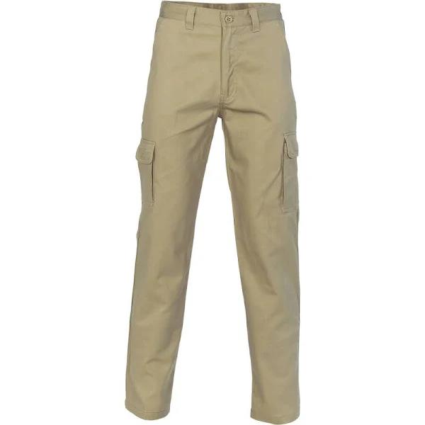 DNC Cotton Drill Cargo Pants - 3312 Khaki / 92R