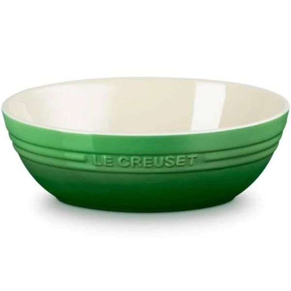 Le Creuset Stoneware Oval Serving Bowl 29cm Bamboo Green