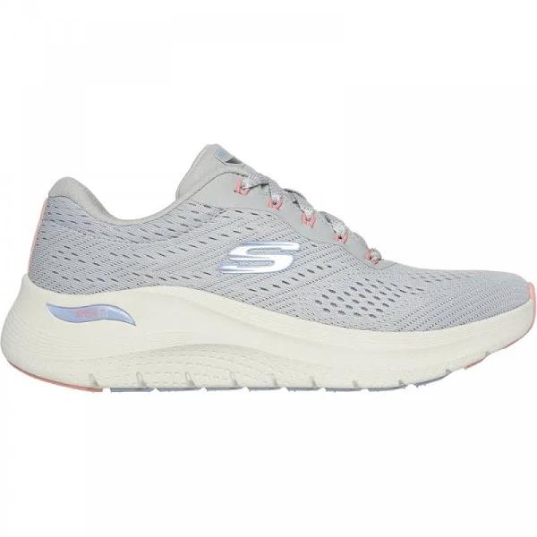 Skechers Womens Arch Fit 2.0 Big League Trainers - Light Grey