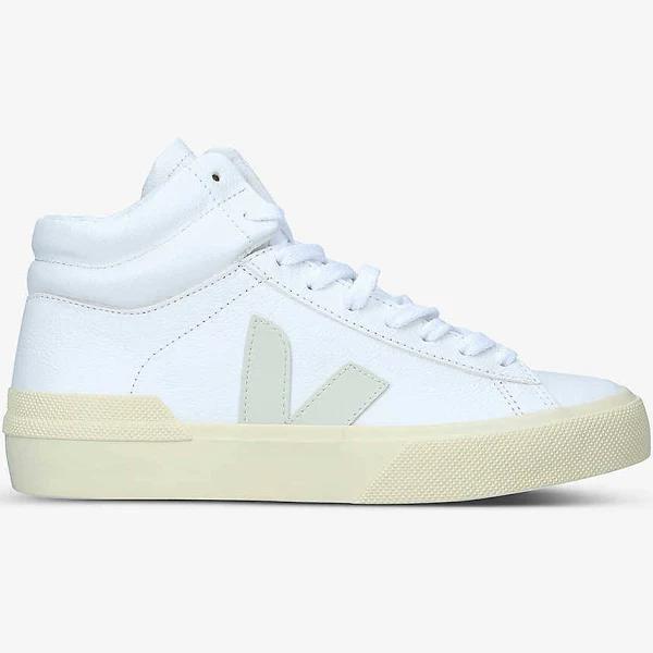 Veja Leather Minotaur High-Top Sneakers - White - 40