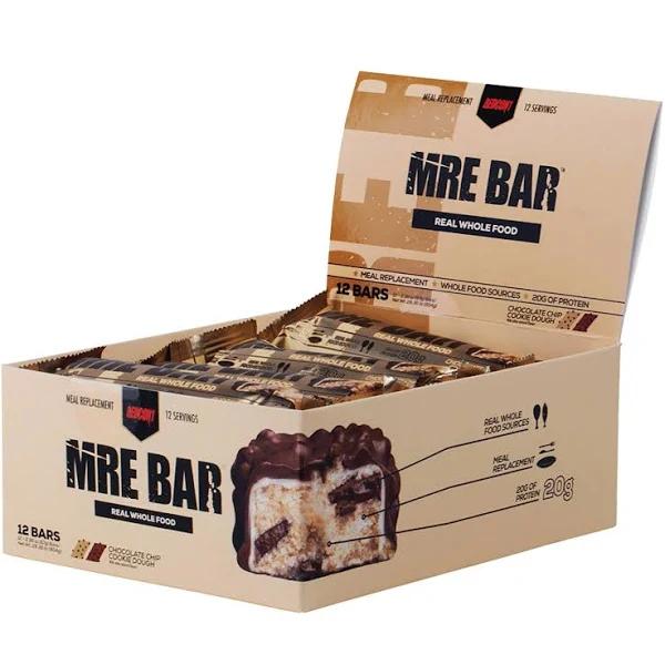 Redcon1 MRE Bar - Box of 12 - Chocolate Chip Cookie Dough