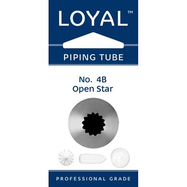 Loyal Open Star Medium Piping Tip 4B