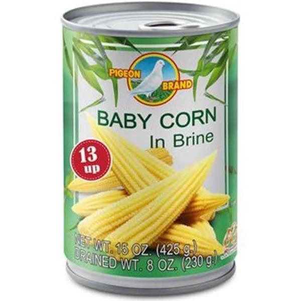 Pigeon Brand - Baby Corn in Brine 425g