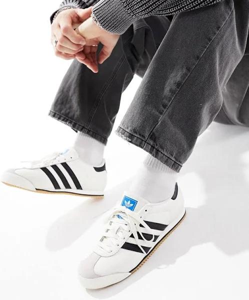 Adidas Originals Kick Sneakers in White and Black