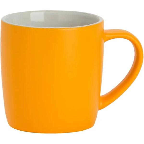 Argon Tableware Matt Tea and Coffee Mug - Yellow - 350ml