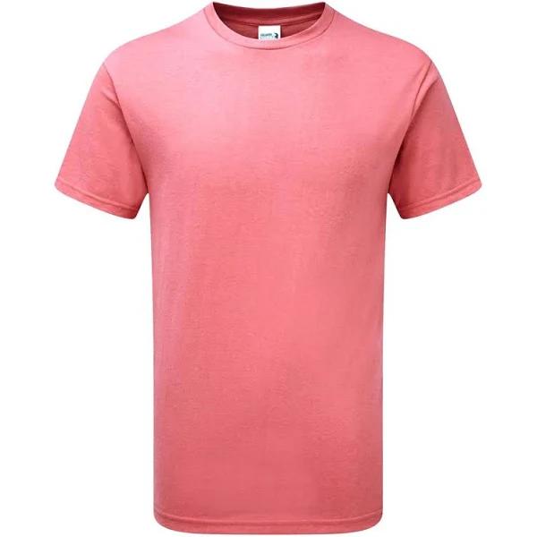 Gildan Mens Hammer Heavyweight T-Shirt Coral Silk M